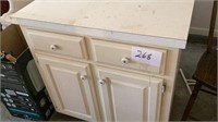 2 drawer, 2 door, vanity cabinet, 34,x22x 36