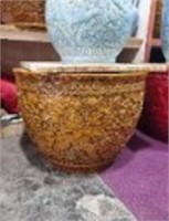 Tan Bowl with Intricate Design