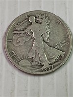 1917-S Walker Half Dollar-F