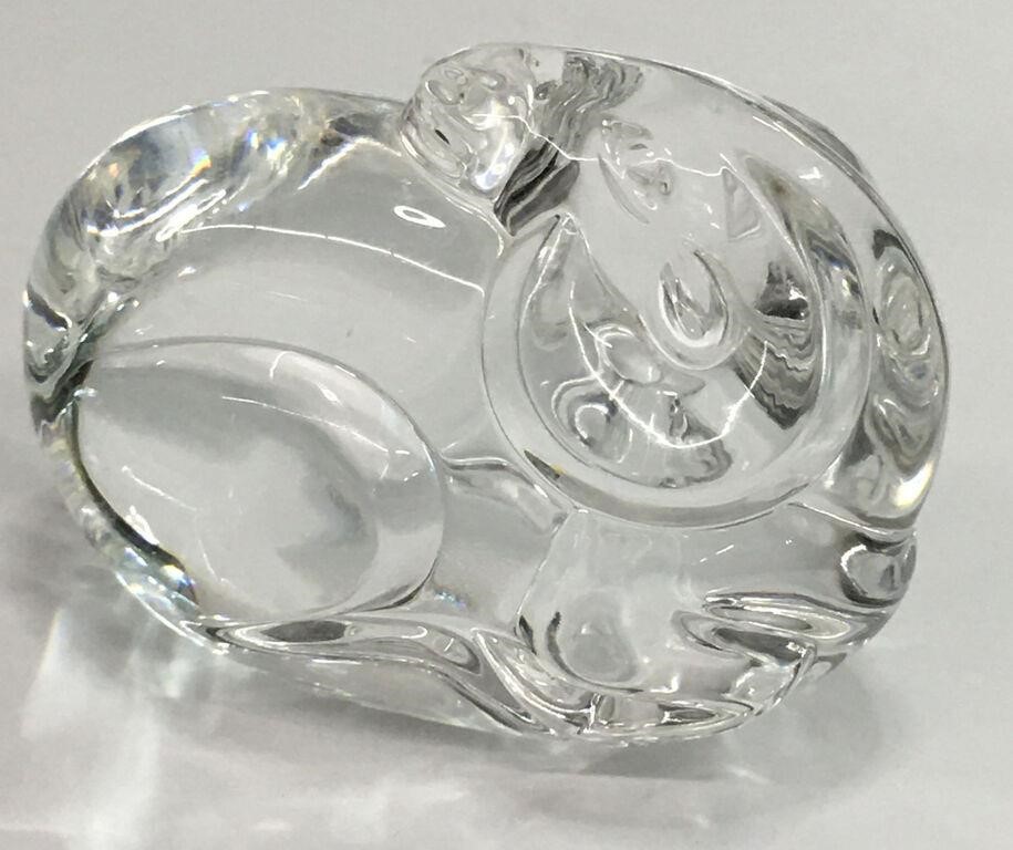 Steuben Glass Ram Sculpture