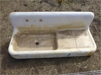 Cast iron kitchen sink