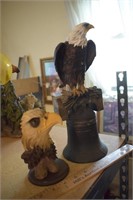 Two Eagle Figures