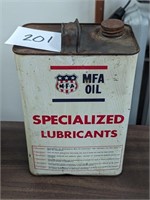 MFA Oil One Gallon Lubricant Can