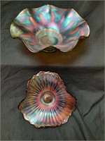 (2) NW Carnival Glass Bowls **See Note