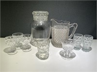 Heisey Provincial Crystal Pieces, Hobnail