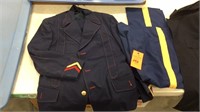 Vintage Amtrak conductor suit, pants, military