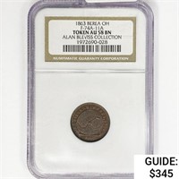 1863 OH Token F-74A-11A NGC AU58 BN Bleviss