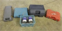 Assorted Unocal Oil Containers and (4) Empty Tool