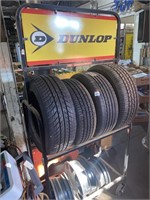 Dunlop Tyre Dealership Stand inc Double Sided