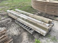 (10) 6x6 Wood Posts 9'