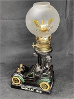Vintage Small Oil Burning Decorative Cadillac Lamp