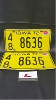 Iowa License plates