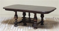 Henri II Style Oak Coffee Table.