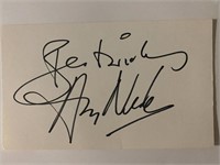 Anthony Newley signature cut