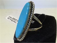 Sterling Silver Indian Handmade Signed Ring with
