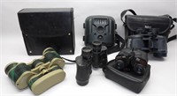 Binoculars, Trail Camera