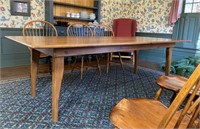 Wide Plank Pine Harvest Table