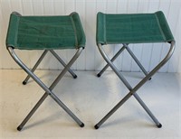 Pair of Folding Camp Chairs