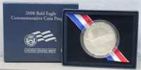 2008 Bald Eagle Commemorative Uncirculated Silver