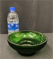 Vintage Hoosier Green Glass Bowl