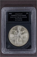 2004 P $1 BU Lewis & Clark Silver Dollar