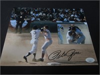 Pete Rose signed 8x10 photo JSA COA