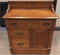 Antique (3) Drawer Cabinet