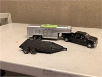 Dodge truck with trailers 1/64