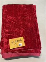 COLORFUL FABRIC MATERIAL -VELOUR 4YARDS