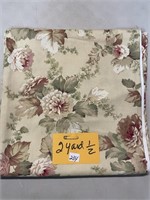 FLORAL PATTERN DESIGNED FABRIC MATERIAL 2.5YARDS