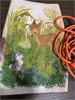 Vintage Bambi & thumper poster