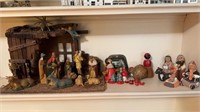 group lot includes one large nativity scene