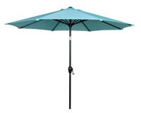 Mainstays 9ft Aqua Round Outdoor Tilting Market Pa