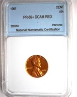 1961 Cent NNC PR-69+ DCAM RD