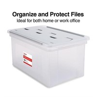 Staples Hanging File Box  Wing Lid  Letter Size