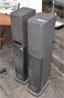 Tall Sony Powered Speakers