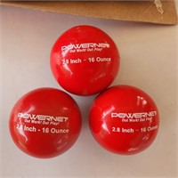 POWERNET 2.8 IN - 16 OZ WEIGHTED BALLS