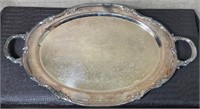 SILVER SERVING PLATTER