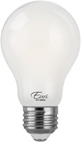 4 PACK Euri Lighting Dimmable LED A19, 8W