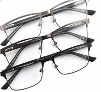 Design Optics Metal Square Reading Glasses