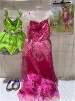 GIRLS COSTUMES/ 3QTY/ TINKERBELL (3T)/ PRINCESS