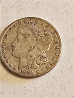 1901-O MORGAN SILVER DOLLAR