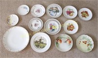 12 Pieces Handpainted China Plates