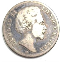 1876 2 Mark VG+ Germany