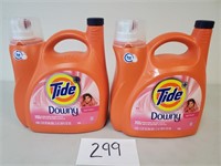 2 Tide+ Downy Laundry Detergent (No Ship)