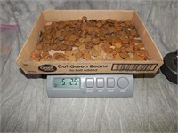 Approx 5 lbs of Lincoln Wheat Back Cents