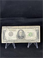 1934 Five Hundred Dollar Bill Circulated