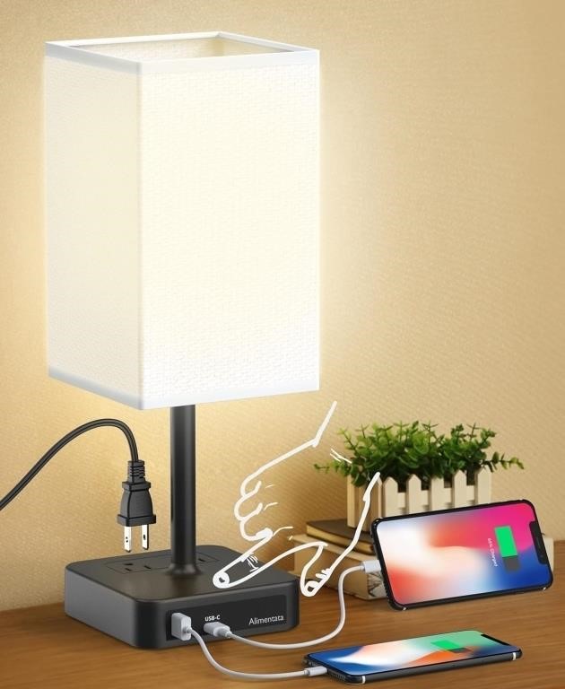 Alimentata Touch Control Bedside Table Lamp