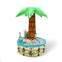 39” Inflatable Palm Tree Cooler, Beach Theme Party