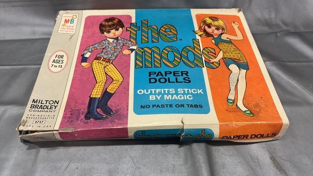 Vintage The Mods Paper Dolls
